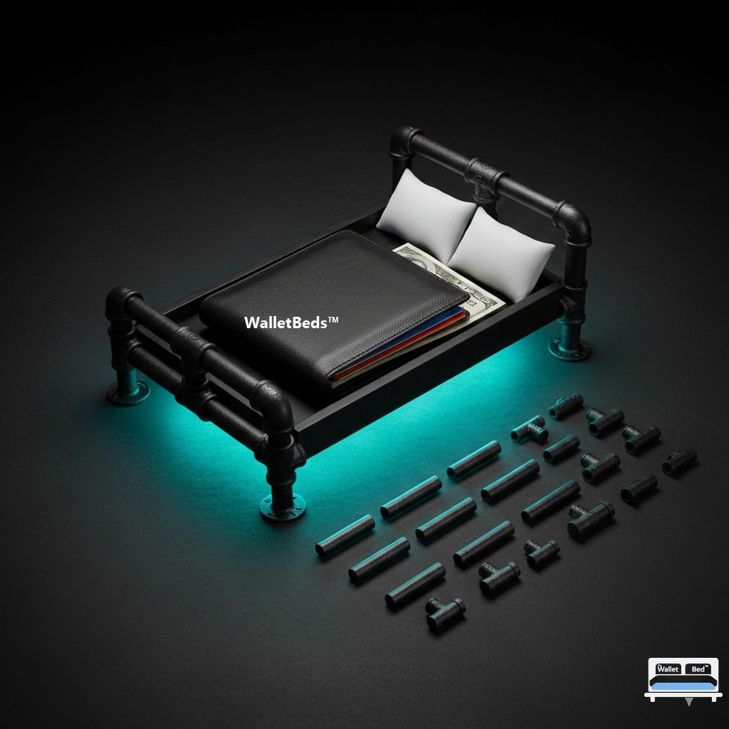 Industrial Pipe Edition Wallet Bed